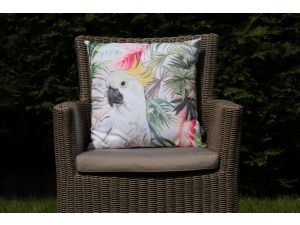Katie Blake - Enchanting Garden Scatter Cushion Bird Of Paradise