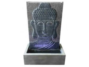 Water Feature - Grey Buddha Wall