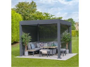 LeisureGrow - Stockholm Deluxe 3m x 4m Gazebo - (Click & Collect Only)