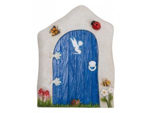 Miniature World - Animated Blue Fairy Door